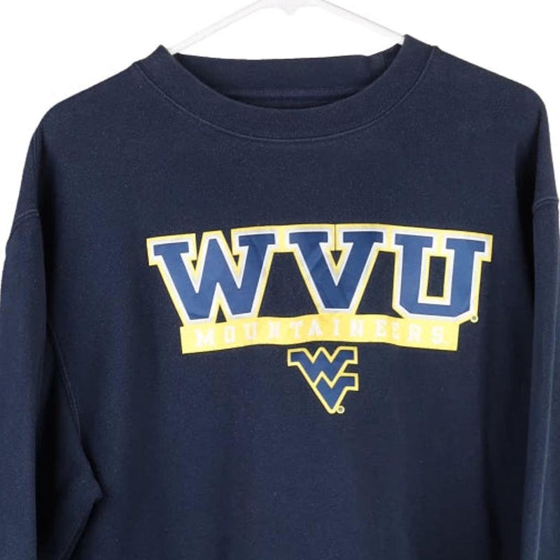 Vintage navy WVU Mountaineers Jansport Sweatshirt - mens large