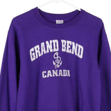 Grand Bend, Canada Gildan Sweatshirt - Small Purple Cotton Blend