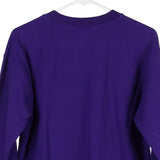 Clemson Gildan Sweatshirt - Small Purple Cotton Blend