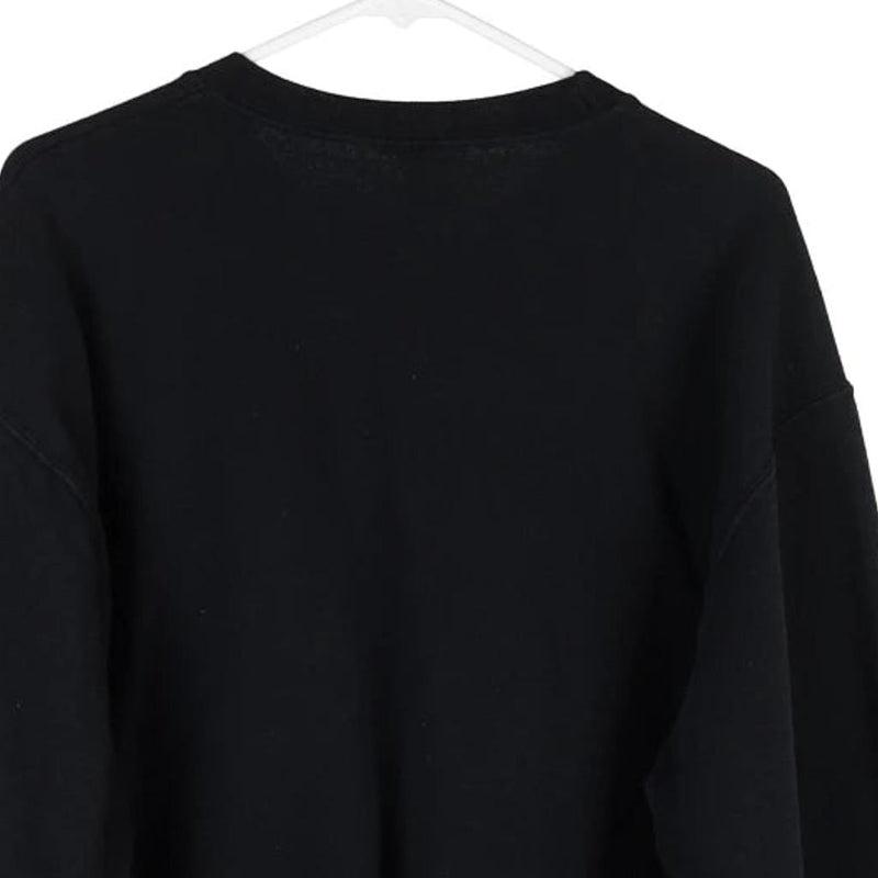 Jerzees Sweatshirt - Large Black Cotton Blend