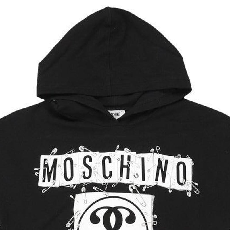 Vintage black 12 Years Moschino Sweatshirt Dress - girls medium