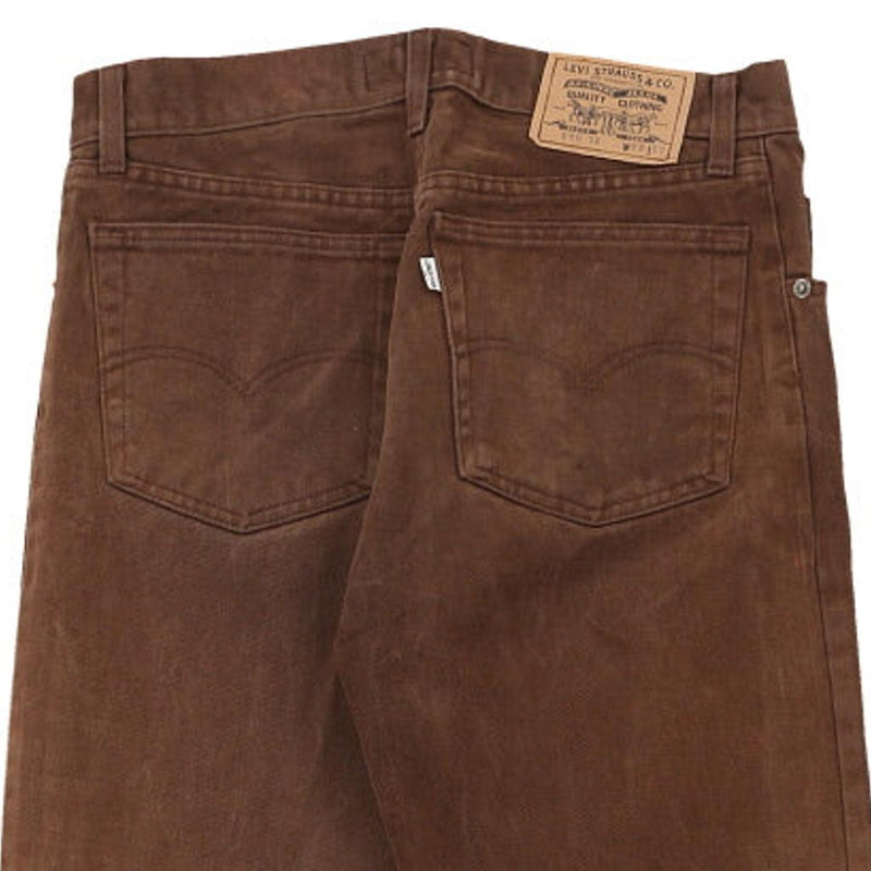 White Tab Levis Jeans - 32W 34L Brown Cotton Blend