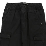 Alcott Cargo Trousers - 32W UK 12 Black Cotton Blend
