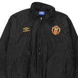 Vintage black Manchester United Umbro Jacket - mens large