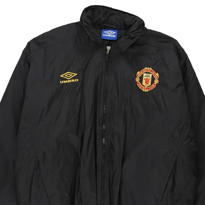 Vintage black Manchester United Umbro Jacket - mens large