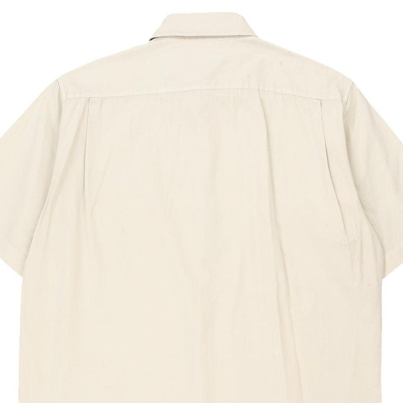 Vintage beige Marina Yachting Short Sleeve Shirt - mens x-large