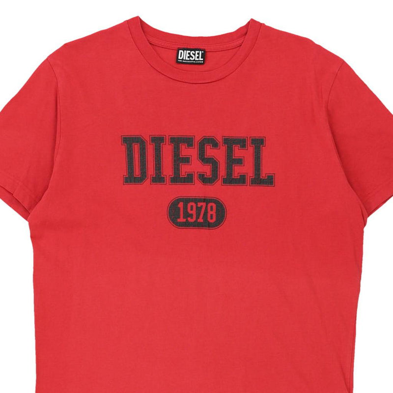 Vintage red Diesel T-Shirt - mens large