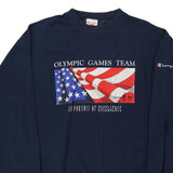 Vintage navy Atlanta 1996 Olympics Champion Sweatshirt - mens large