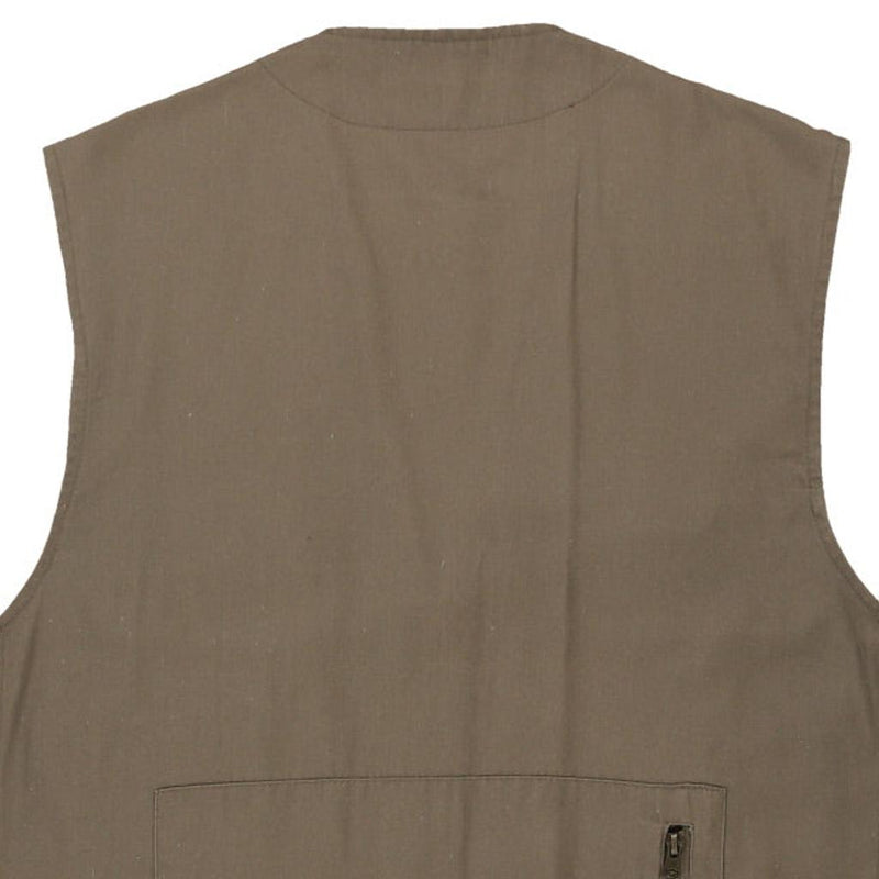 Vintage brown Stormy Life Sportswear Gilet - mens large