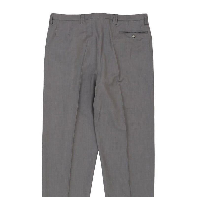 Versace Trousers - 36W 30L Grey Wool
