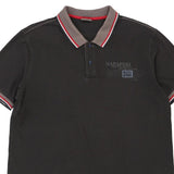 Napapijri Polo Shirt - 2XL Grey Cotton