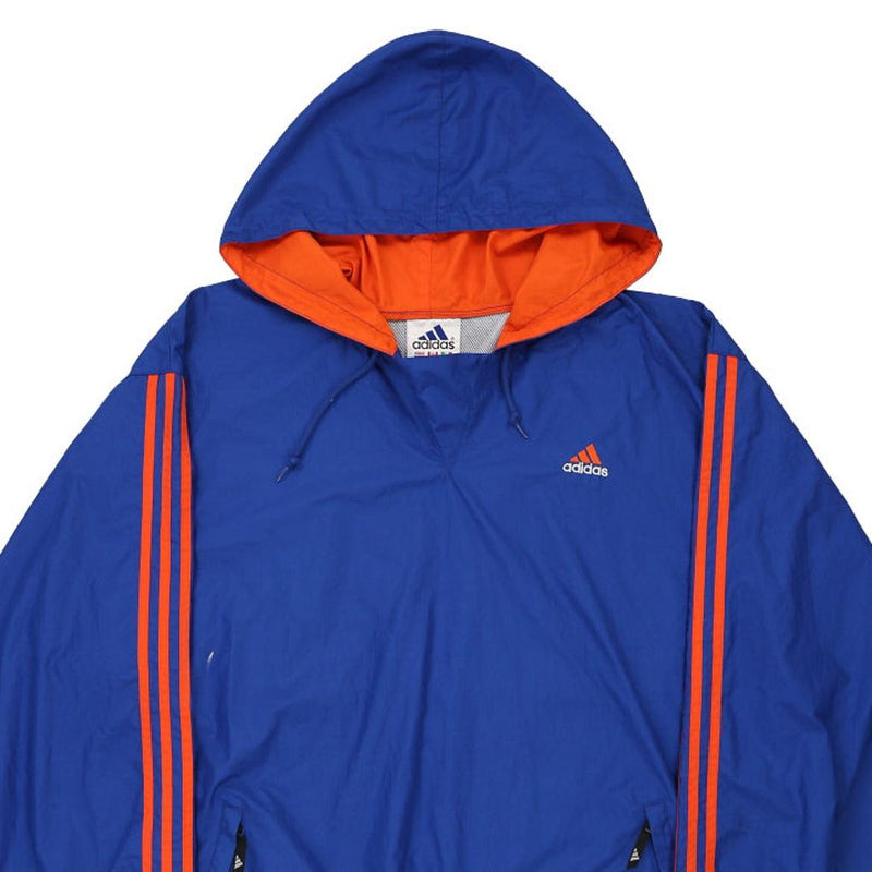 Vintage blue Adidas Windbreaker - mens x-large