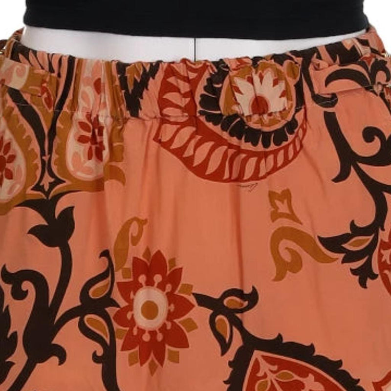 Gucci Graphic Midi Skirt - 26W UK 6 Pink Silk
