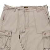 Lee Cargo Shorts - 36W 10L Beige Cotton