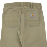 Carhartt Trousers - 30W UK 10 Green Cotton