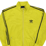 Vintage yellow Adidas Track Jacket - mens large
