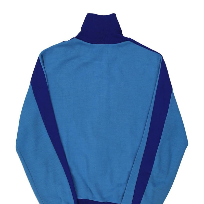 1970s Puma Track Jacket - Small Blue Polyester