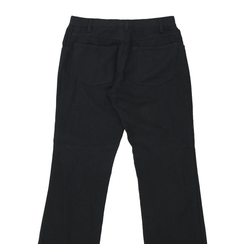 Prada Trousers - 31W UK 10 Black Wool Blend