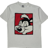 Warner Bros Acme Clothing Cartoon T-Shirt - Large Red Cotton