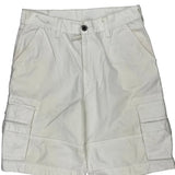 Levis Cargo Shorts - 34W 11L White Cotton