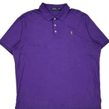 Polo By Ralph Lauren Polo Shirt - XL Purple Cotton