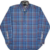 Tommy Hilfiger Checked Shirt - Large Red Cotton