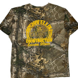 Construction Unbranded Camo T-Shirt - Large Yellow Cotton
