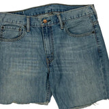 Levis Denim Shorts - 34W 10L Blue Denim