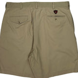 Polo By Ralph Lauren Chino Shorts - 36W 7L Beige Polyester Blend