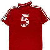 Plessisville Adidas Football Shirt - Medium Red Polyester
