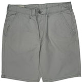 Levis Chino Shorts - 34W 10L Gray Cotton