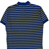 Polo By Ralph Lauren Striped Polo Shirt - Large Blue Cotton