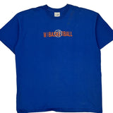 Nike Graphic T-Shirt - XL Blue Cotton