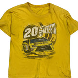 Matt Kenseth Nascar T-Shirt - Large Yellow Cotton