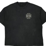 Motorcycle Hard Rock Cafe T-Shirt - 2XL Black Cotton