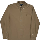 Ralph Lauren Shirt - Medium Beige Cotton