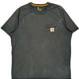 Carhartt T-Shirt - Large Gray Cotton