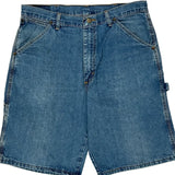 Unbranded Denim Shorts - 32W 11L Blue Denim