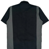 Dickies Short Sleeve Shirt - Large Black Cotton Blend