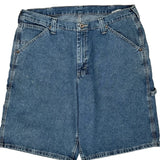 Lee Carpenter Shorts - 38W 11L Blue Cotton