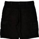 Wrangler Cargo Cargo Shorts - 38W 9L Black Cotton