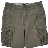 Tommy Hilfiger Cargo Shorts - 33W 10L Grey Cotton
