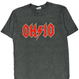 Ohio Whereimfrom Graphic T-Shirt - Medium Gray Polyester Blend