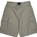Polo By Ralph Lauren Cargo Shorts - 31W 10L Beige Cotton