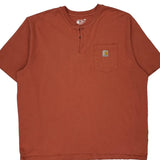 Carhartt T-Shirt - 2XL Red Cotton