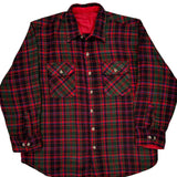 Unbranded Checked Flannel Shirt - XL Green Cotton