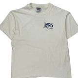Washington And Lee University Hanes Single Stitch T-Shirt - Large White Cotton
