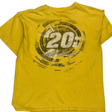 Matt Kenseth Nascar T-Shirt - Large Yellow Cotton