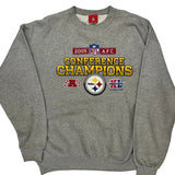 Steelers NFL Sweatshirt - XL Grey Cotton