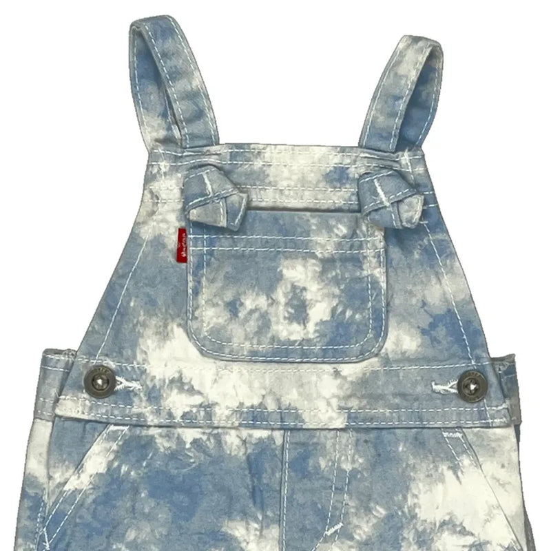 Age 3 Months Oshkosh Tie-Dye Dungarees - 3XS Blue Cotton